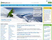 Tablet Screenshot of md-health.com